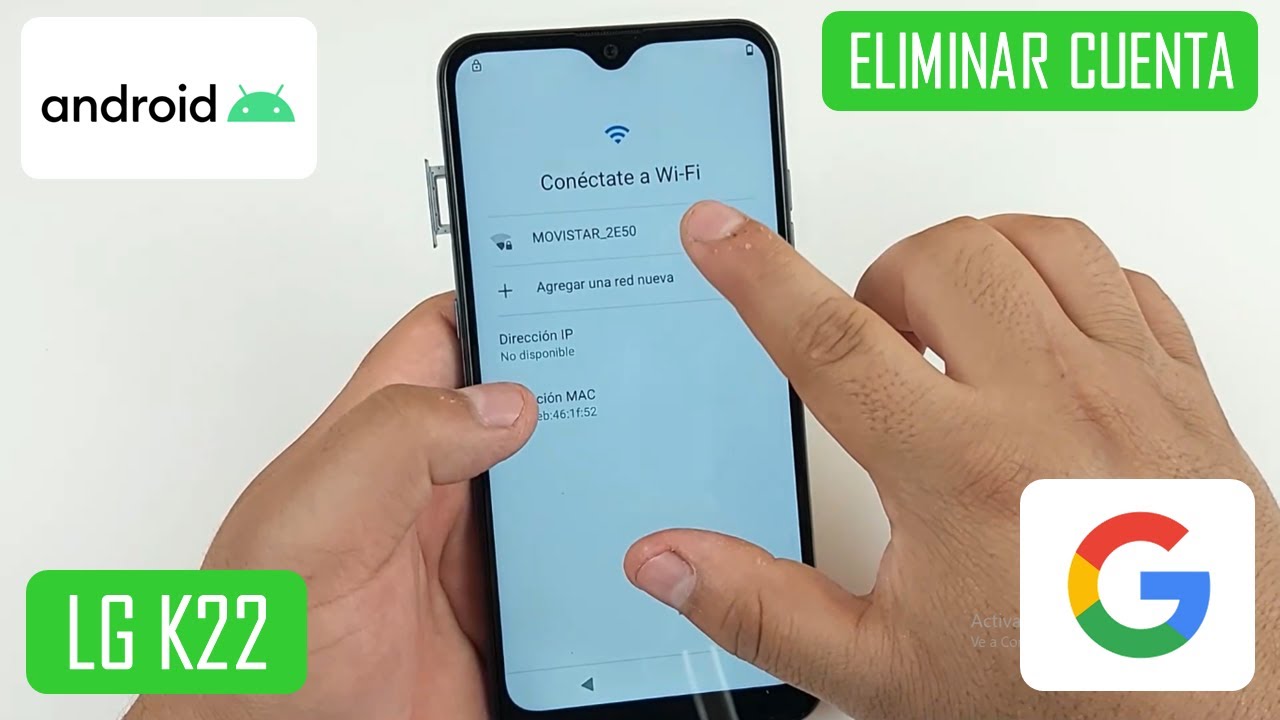 Eliminar Cuenta de Google LG K22 | Android 10