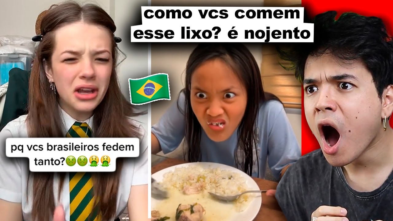 BRASILEIRO reagindo a TIKTOKS de GRINGOS ZOANDO o BRASIL  #04