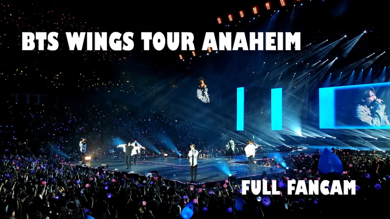 BTS Wings Tour in Anaheim (full fancam)