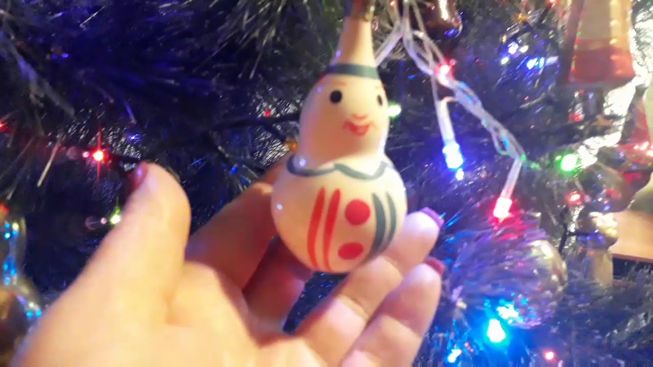 Крутая новогодняя ёлка в стиле☆СССР☆. Старинные новогодние игрушки.