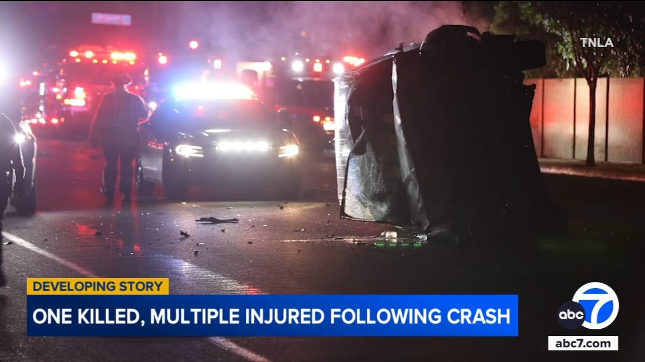 1 killed after possible chase ends in violent crash in Fountain Valley