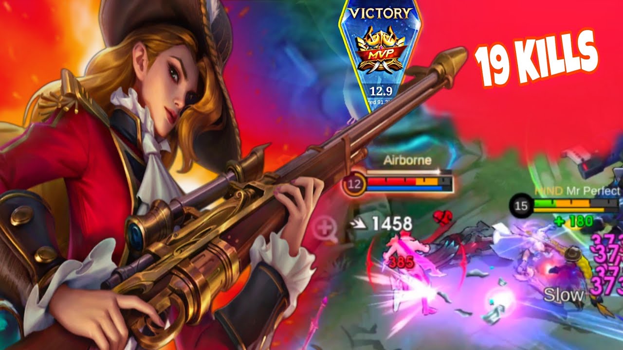 19 Kills+MVP !! Pro Lesley Destroy Mythic Rank Enemy's - MLBB - Moba Legends: 5v5 !