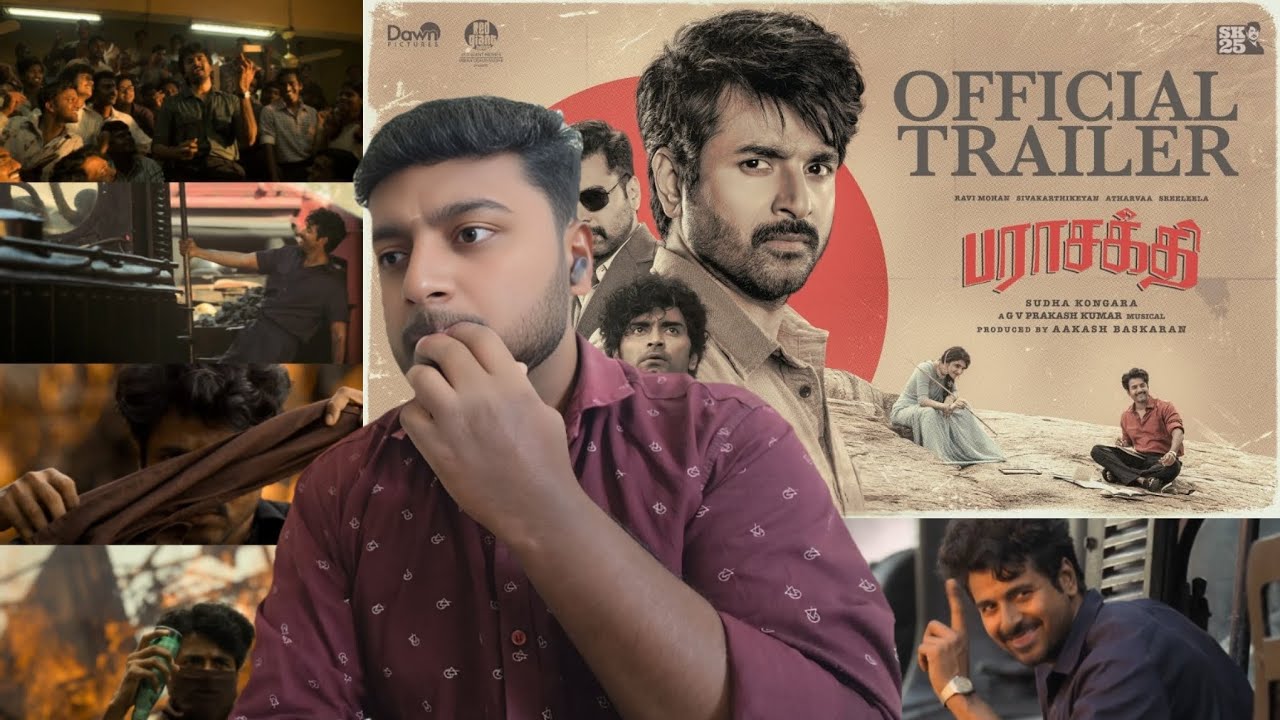 Parasakthi Trailer (Reaction!!!) ❤️‍🔥🤯🔥 Everything PEAKED...💥😱