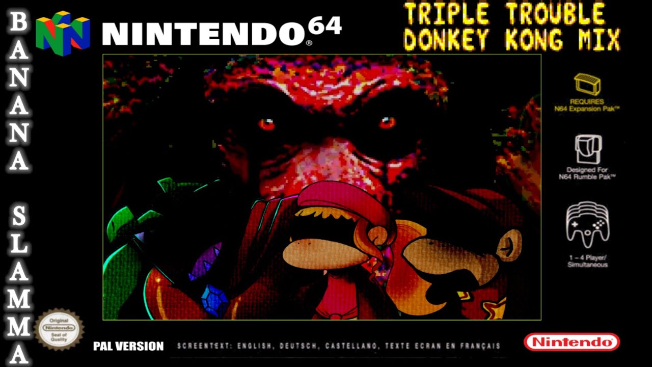 [FNF] Banana Slamma - Triple Trouble Donkey Kong Mix!