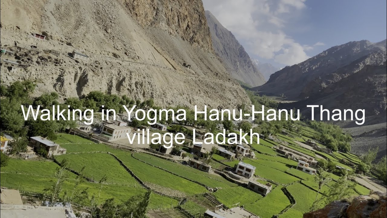 Walking in Yogma Hanu-Hanu Thang village Ladakh 4K