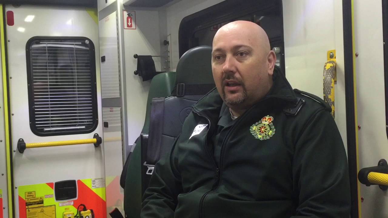 Dean Caldwell, emergency medical technician, Welsh Ambulance