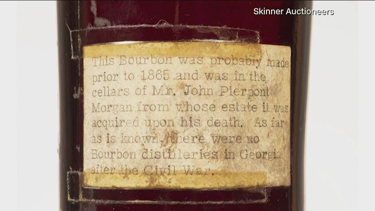 250-year-old bottle of whiskey from Georgia to go up for auction