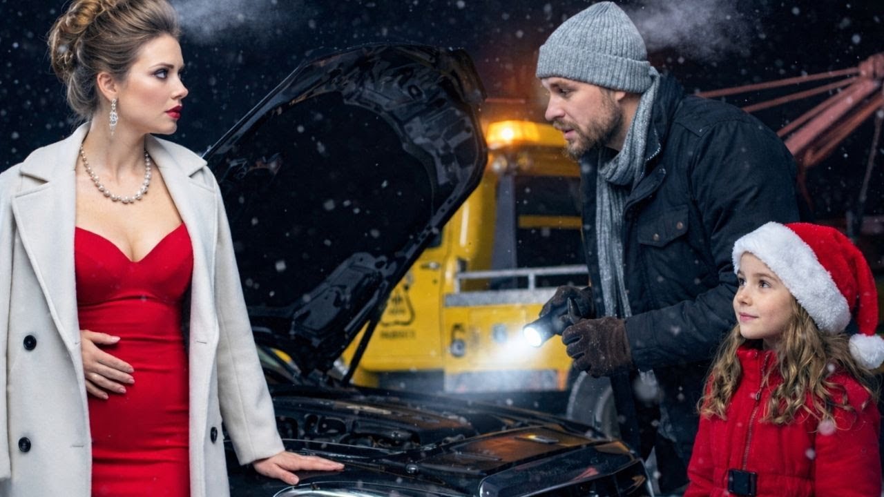 “Need a Tow, Ma’am?” — Stranded CEO Meets Single Dad Mechanic on Christmas Eve