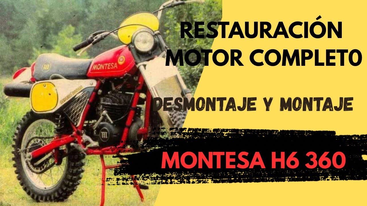 Restauración Motor MONTESA H6 360