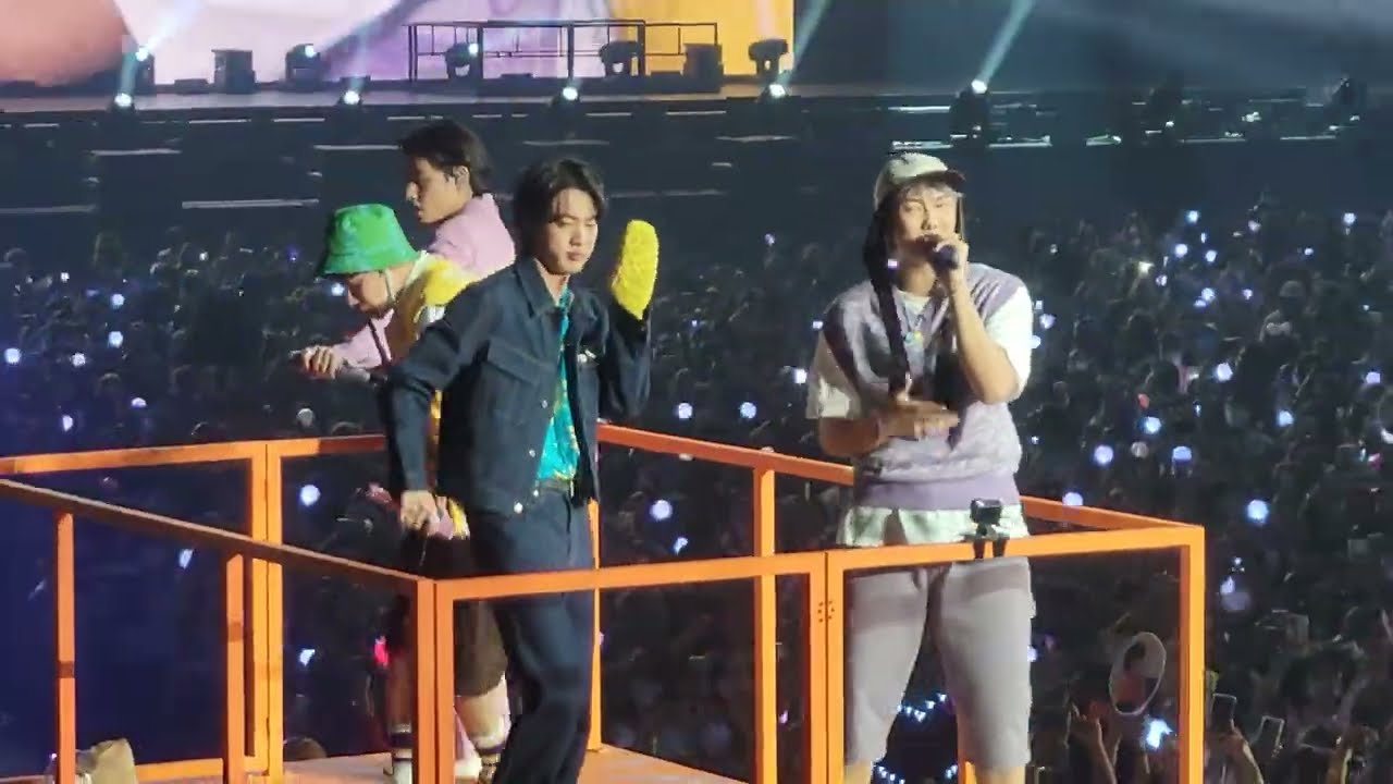 BTS Permission to Dance on Stage Las Vegas Day 1 - Telepathy - See how close I got to them!