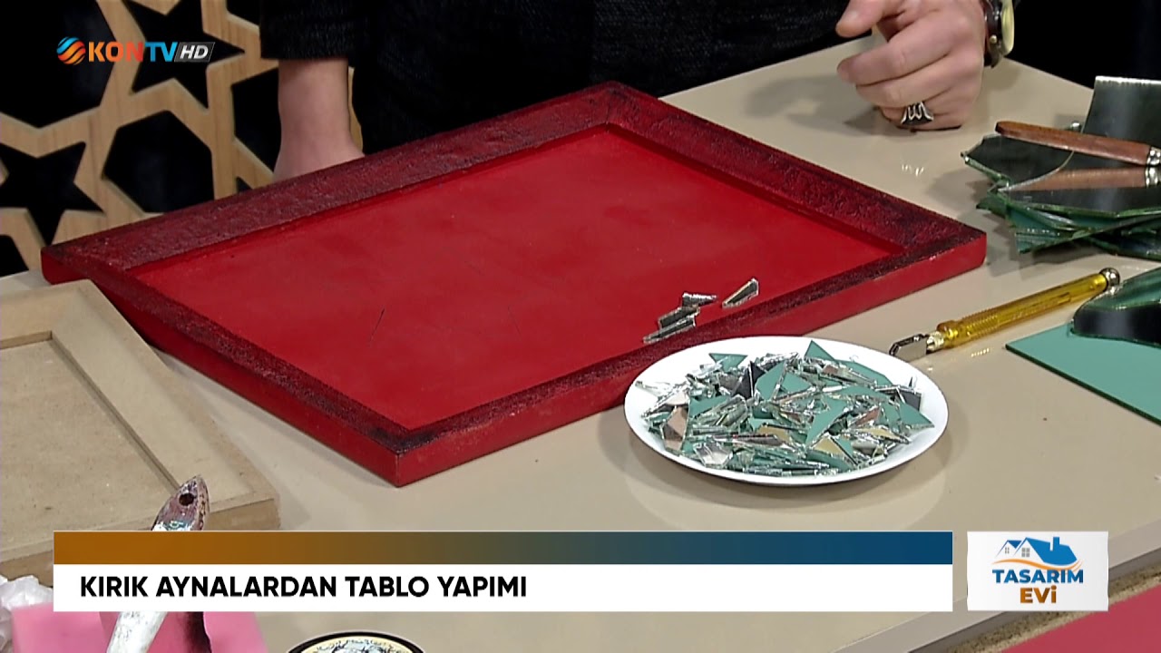 TASARIM EVİ - KIRIK AYNALARDAN TABLO YAPIMI - 9 ŞUBAT 2020