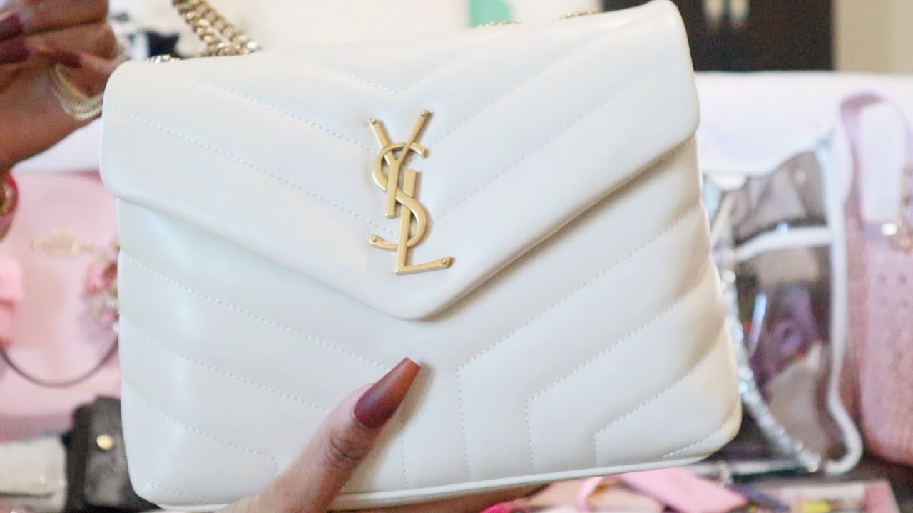 WIMB YSL LOULOU SMALL SIZE IN BLANC VINTAGE!!