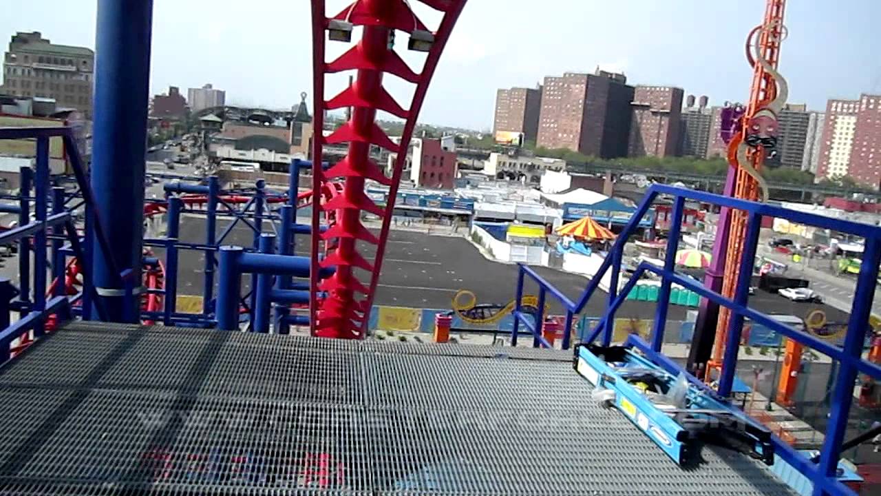Soarin' Eagle Front Row on-ride HD POV Luna Park Coney Island NYC