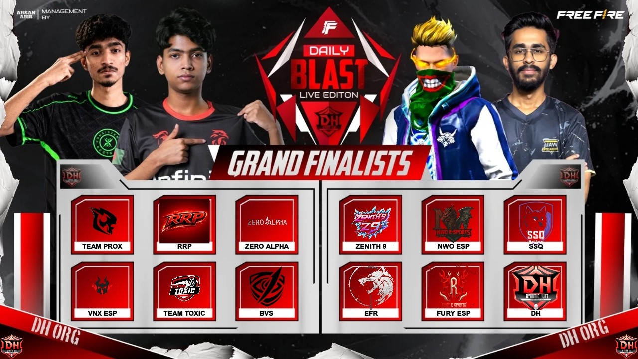 [LIVE🛑] DH E-SPORTS ORG || DAILY 10 PM LIVE BLAST || 12 TEAM'S BATTLE || MANAGEMENT BY ABIR 🔥