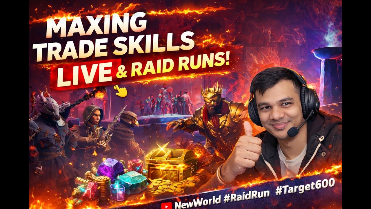 I Broke New World’s Economy… MAX Trade Skills + Insane Raid Loot Live