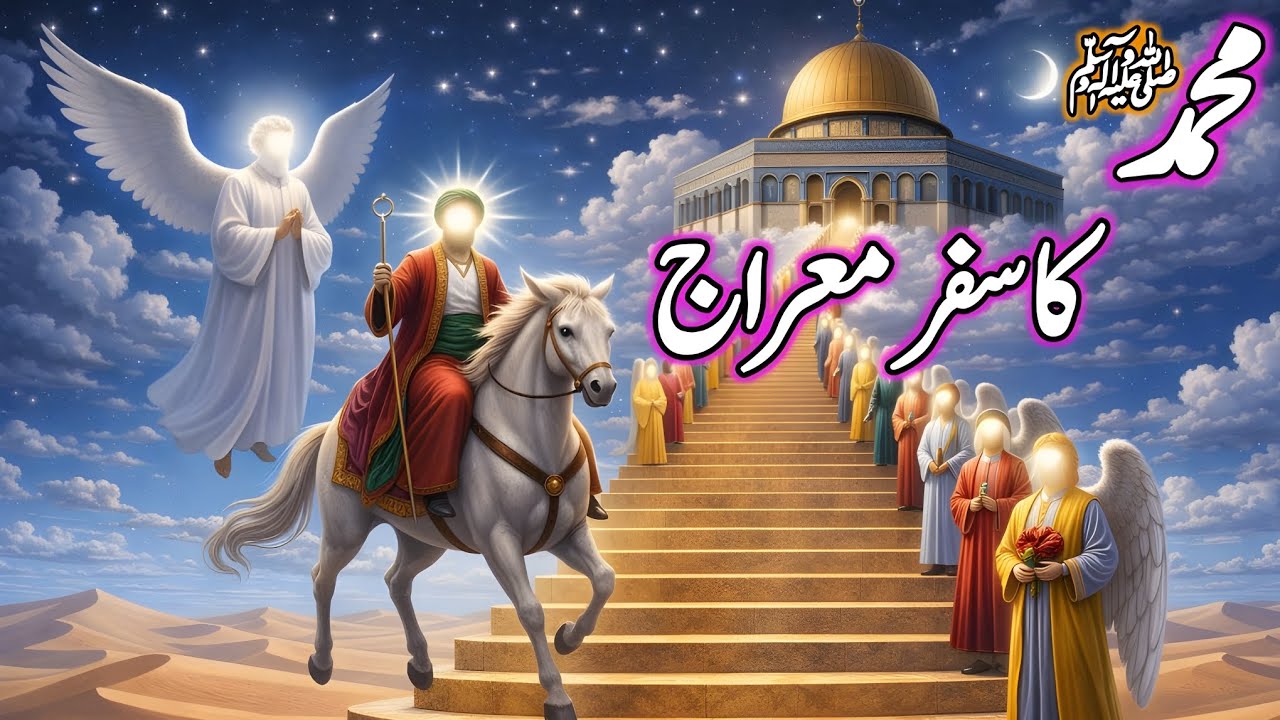 Hazrat Muhammad aur Miraj ka safar | شب معراج کا عظیم سفر | شب معراج اسمانوں کا عظیم سفر  | #Miraj 