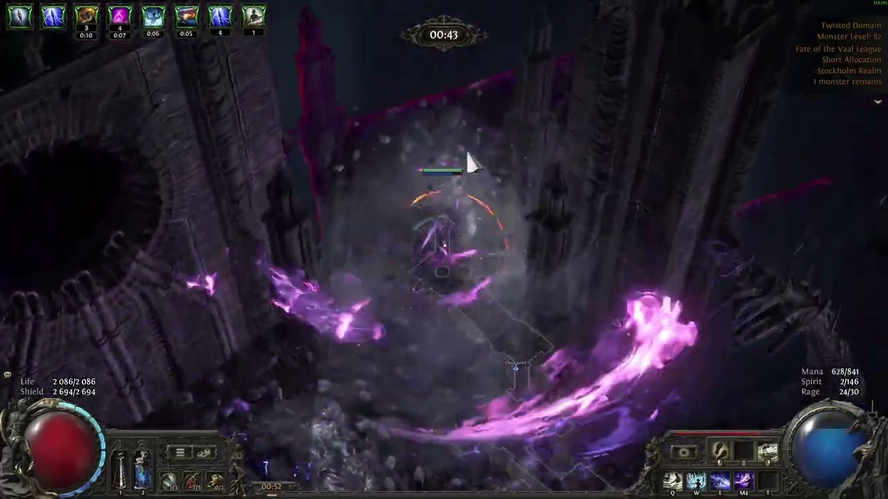 Xesht T4  - Chayula Monk Gathering Storm with Whirling Assault - Path of Exile 2 (0.4)
