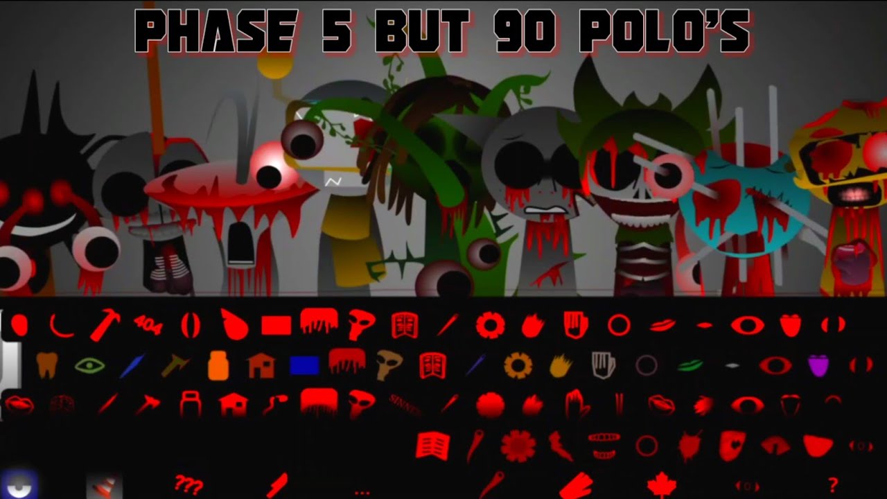 Sprunki Phase 5 But 90 Polo's! - All Animation - New Version - Incredibox Sprunki Mix.#video #gaming