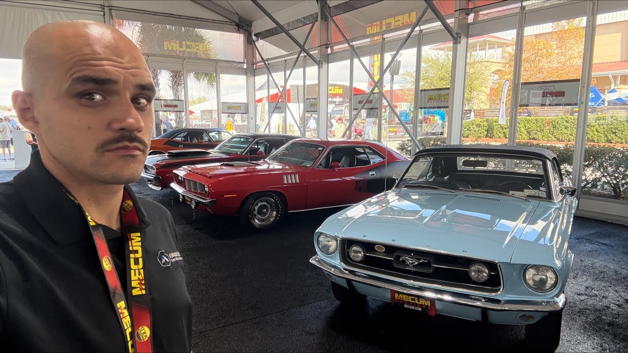 Day TWO at Mecum Car Show Kissimmee Florida LIVE!