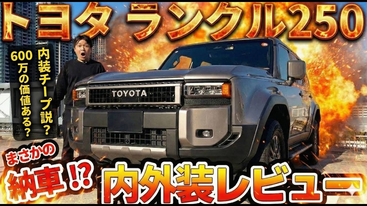 【今こそ買うべき!?】発売ラッシュ一巡後も超人気SUVランクル250を冷静にどこよりも詳しく徹底辛口解説します【トヨタ ランドクルーザー250 内外装を徹底ビュー】