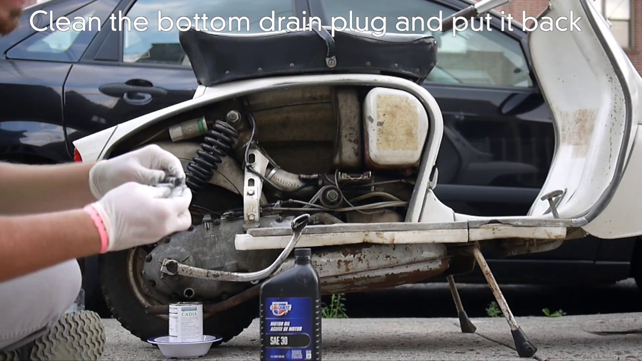 Lambretta Oil Change