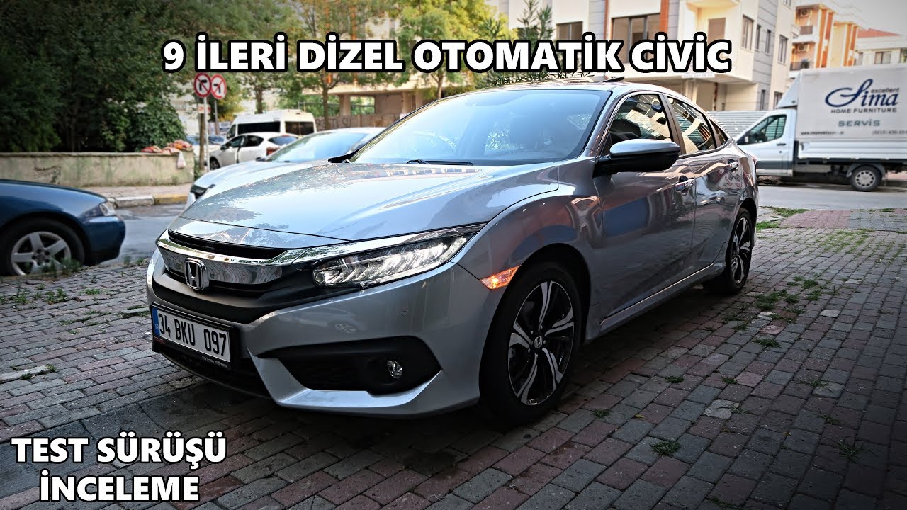 9 İLERİ DİZEL OTOMATİK CİVİC | Honda Civic 1.6 Dizel 9At Test Sürüşü