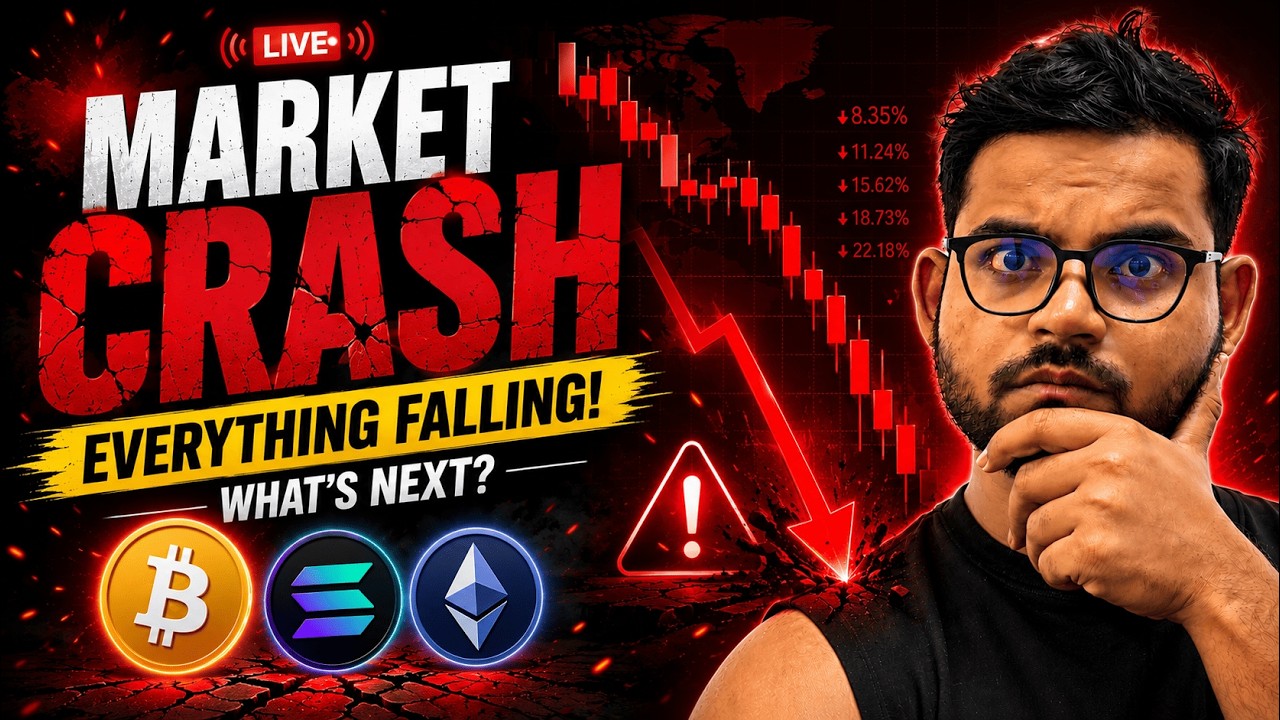 LIVE CRYPTO MARKET CRASH ANALYSIS BY ASIF BHAI OPTINX CRYPTO BITCOIN ETH
