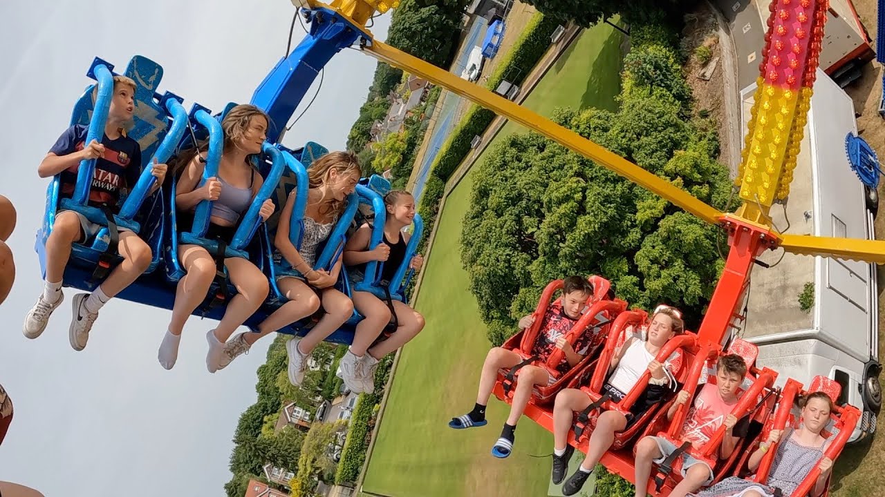 Andover Carnival Fun Fair Vlog - July 17th 2022 - EXTREME HEAT/RIDES 🥵