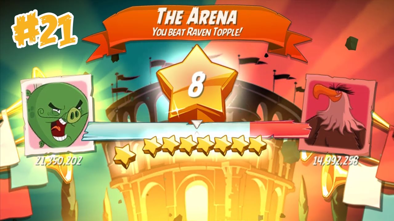 ANGRY BIRDS 2 THE ARENA – 7 LEVELS Gameplay Walkthrough Part 21
