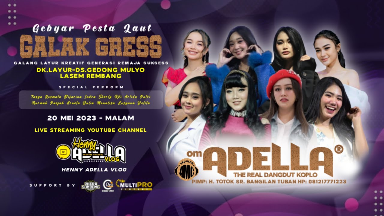 🔴(LIVE) OM ADELLA - GEBYAR PESTA LAUT 