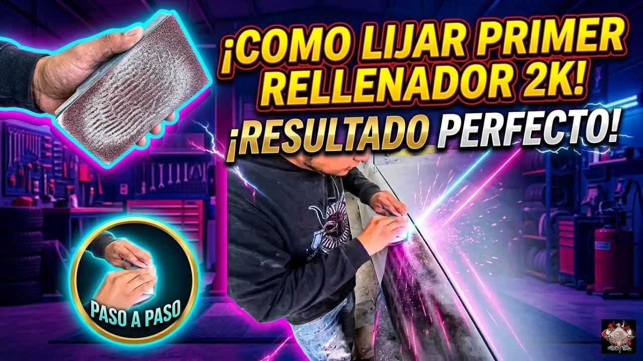 C&oacute;mo lijar primer rellenador 2k
