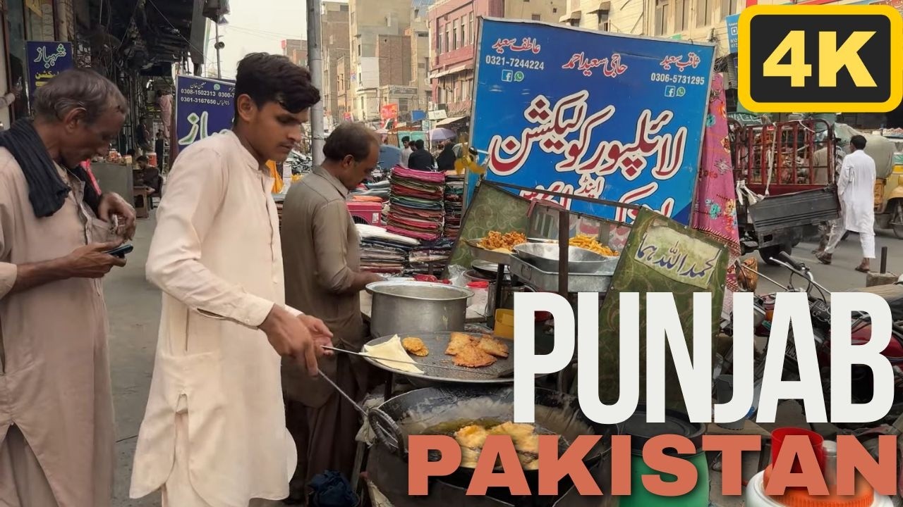 Unbelievable Punjab Pakistan 4K POV Street Walking Tour - Karkhana Bazar Faisalabad