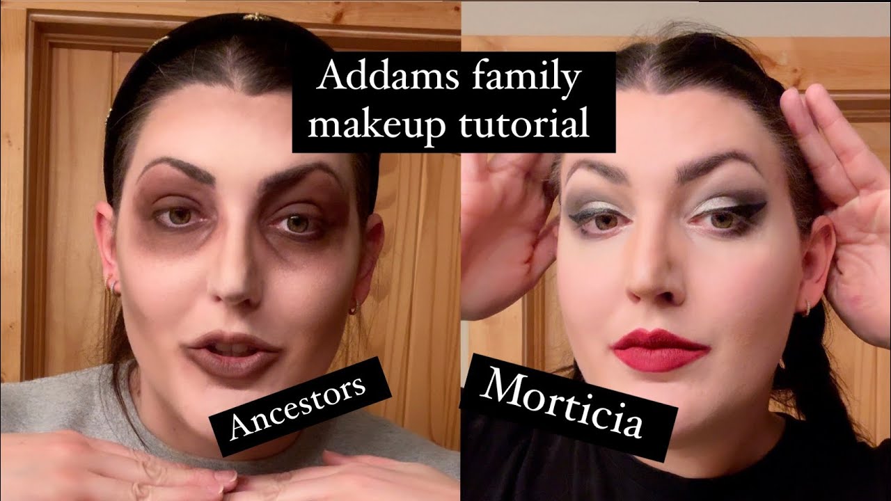 Addams Family Makeup Tutorial