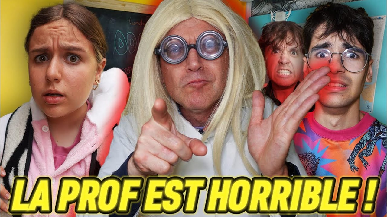 LA REMPLACANTE EST HORRIBLE ! LA NOUVELLE PROF NOUS DETESTE ! - PINK LILY