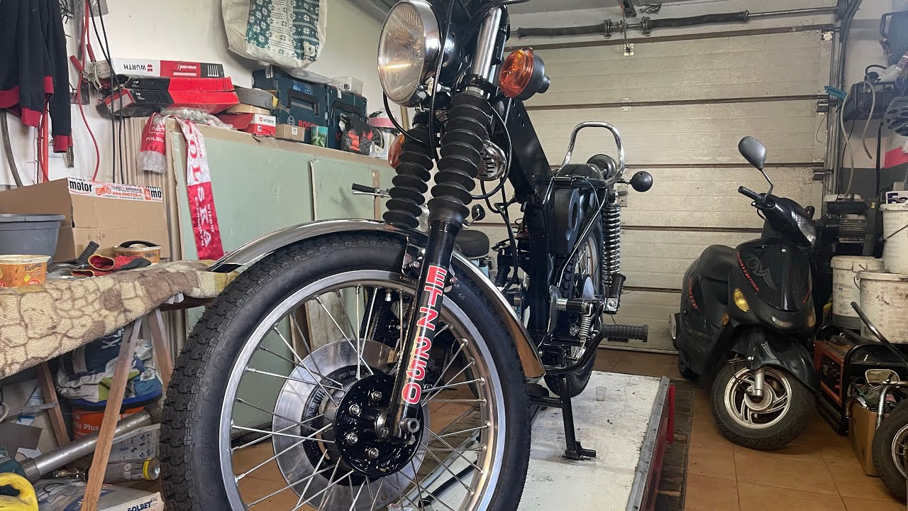ETZ MZ 250 zawieszenie przednie #3