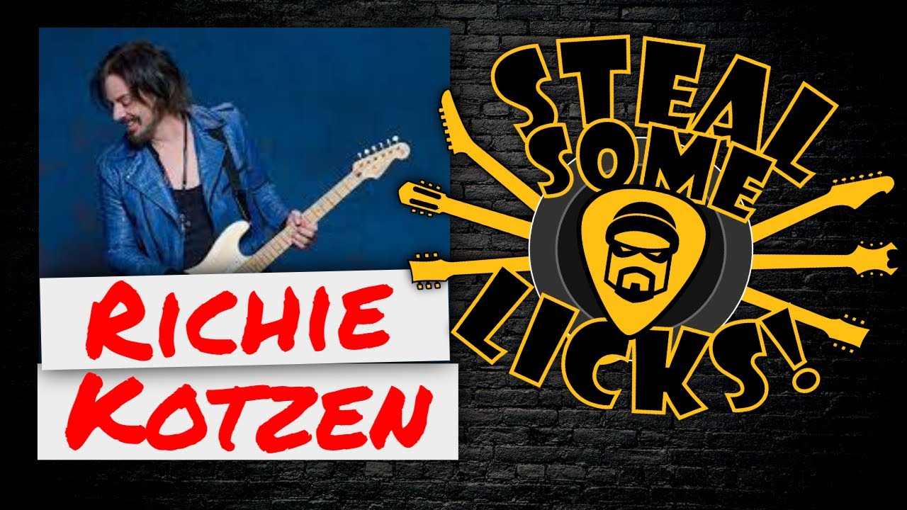 🎸 Richie Kotzen Three Note Per String Pentatonic Guitar Lick | Steal Some Licks