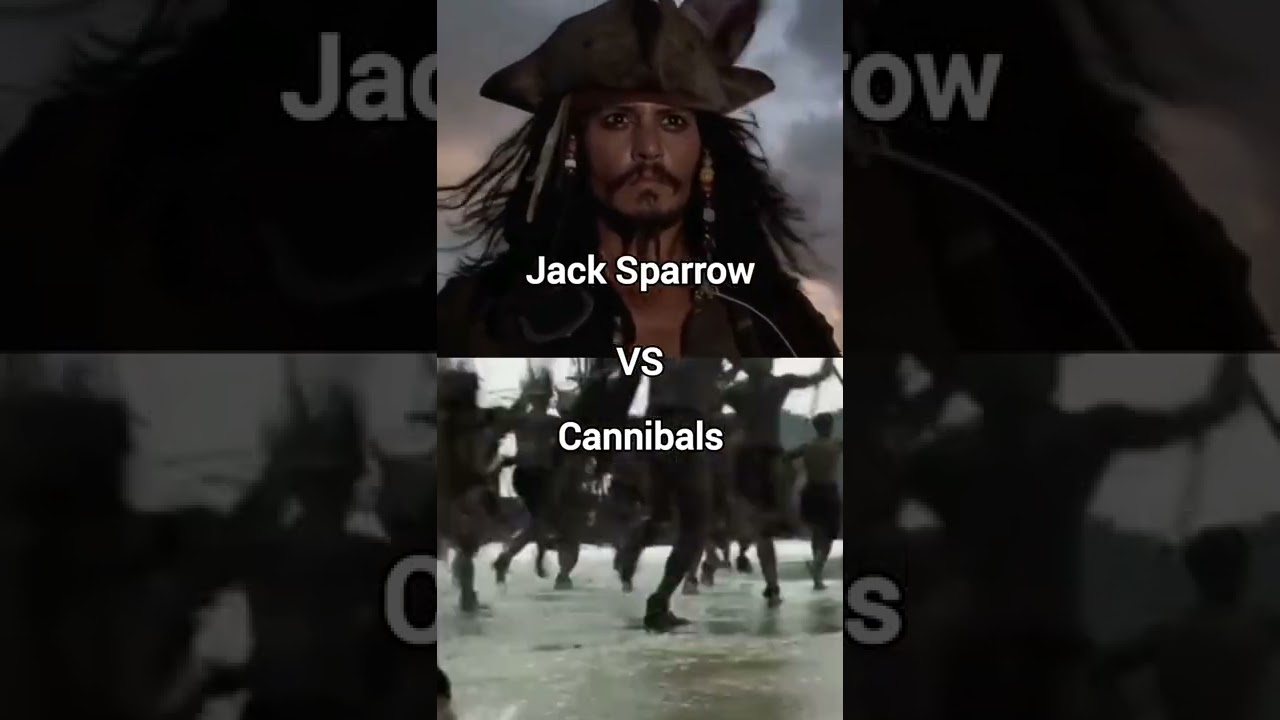Jack Sparrow VS Villains of Pirates of The Caribbean #davyjones #jacksparrow  #johnnydepp