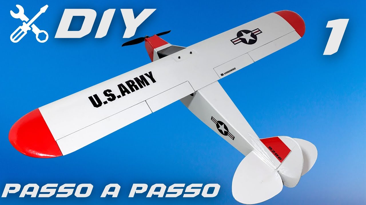 DIY - FAZENDO UM AEROMODELO SAVAGE CUB U.S ARMY - PARTE 1