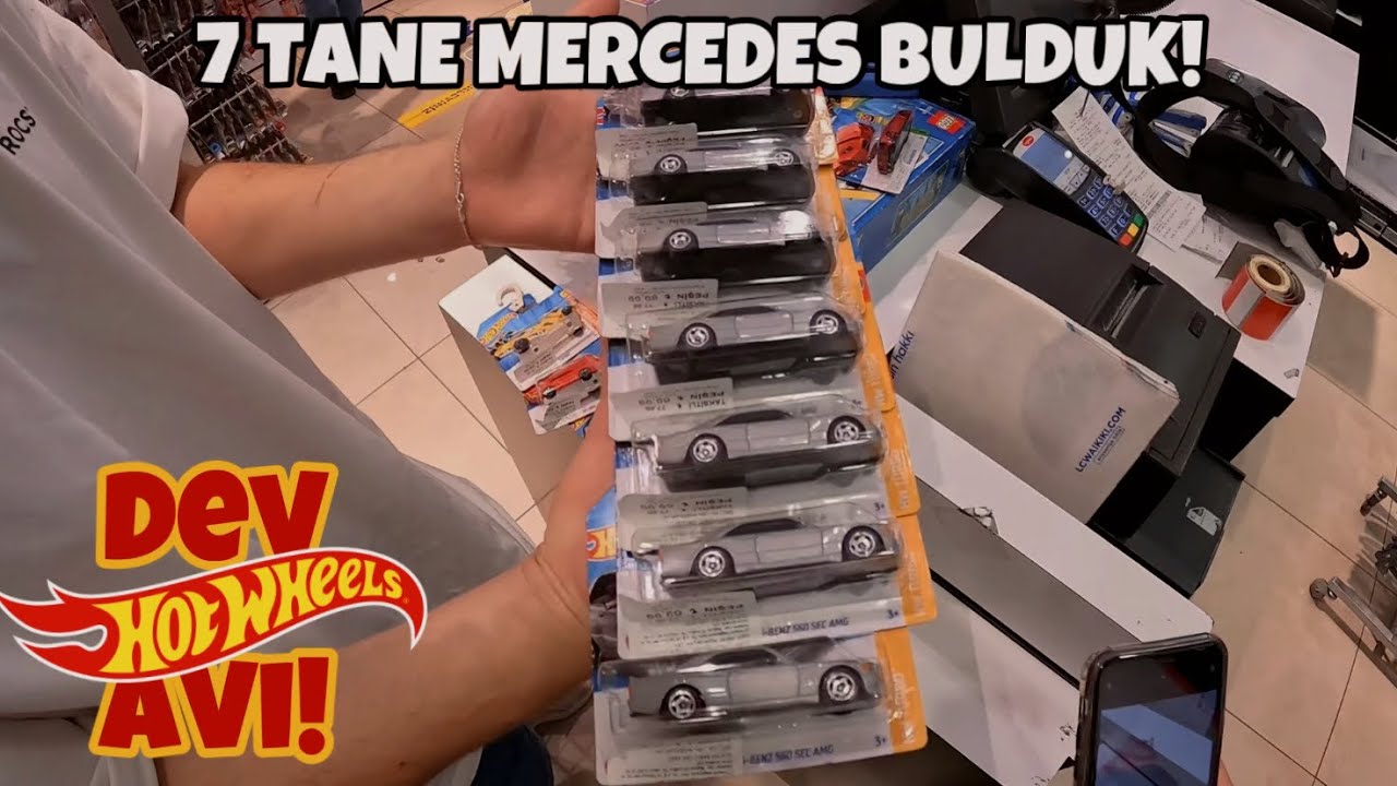 DEVASA HOT WHEELS AVI! / SEVKİYATA DENK GELDİK! 7 Tane Mercedes?