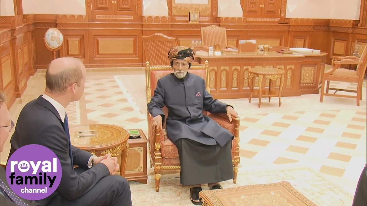 Duke of Cambridge Meets Sultan during Tour of Oman