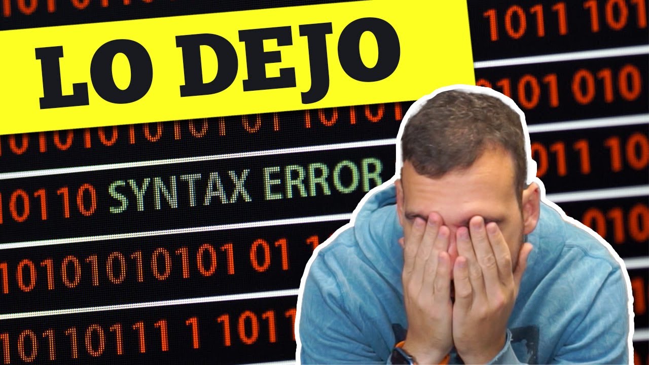 ¿Por qué las personas fallan al aprender a programar? NO vas a aprender si haces esto.