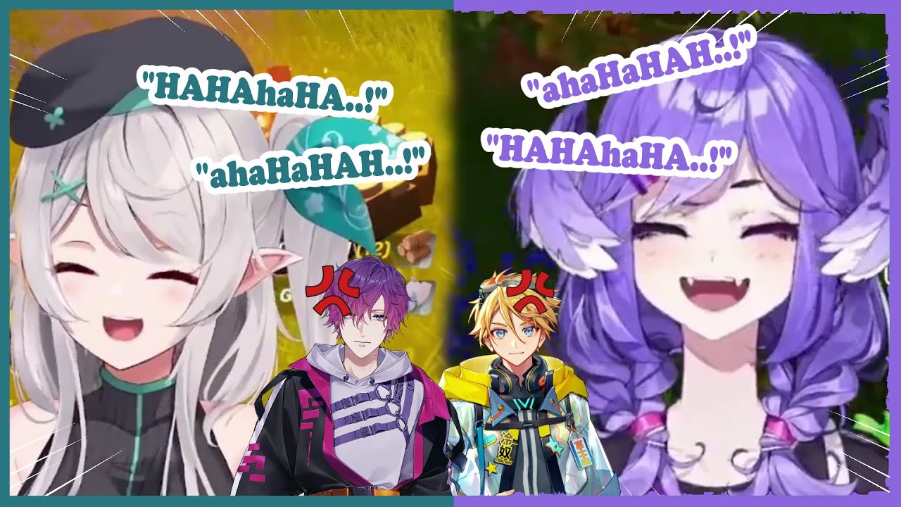 Just Pomu and Selen being a Menace & Terrorising Uki and Wilson in Lego Fortnite [NIJISANJI EN Clip]