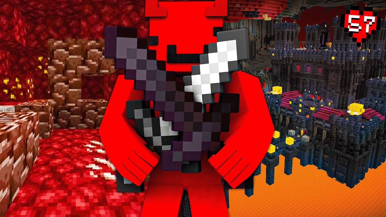 NETHERITE e BASTIONI!! MINECRAFT VANILLA EP.57