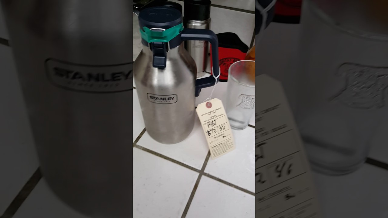 Review of the Stanley 64oz stainless steel growler.