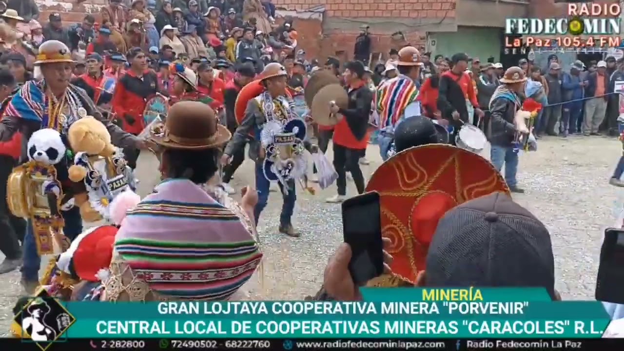 Moseñada internacional super impacto 2023 mina Caracoles #lapaz cooperativa PORVENIR R.L.