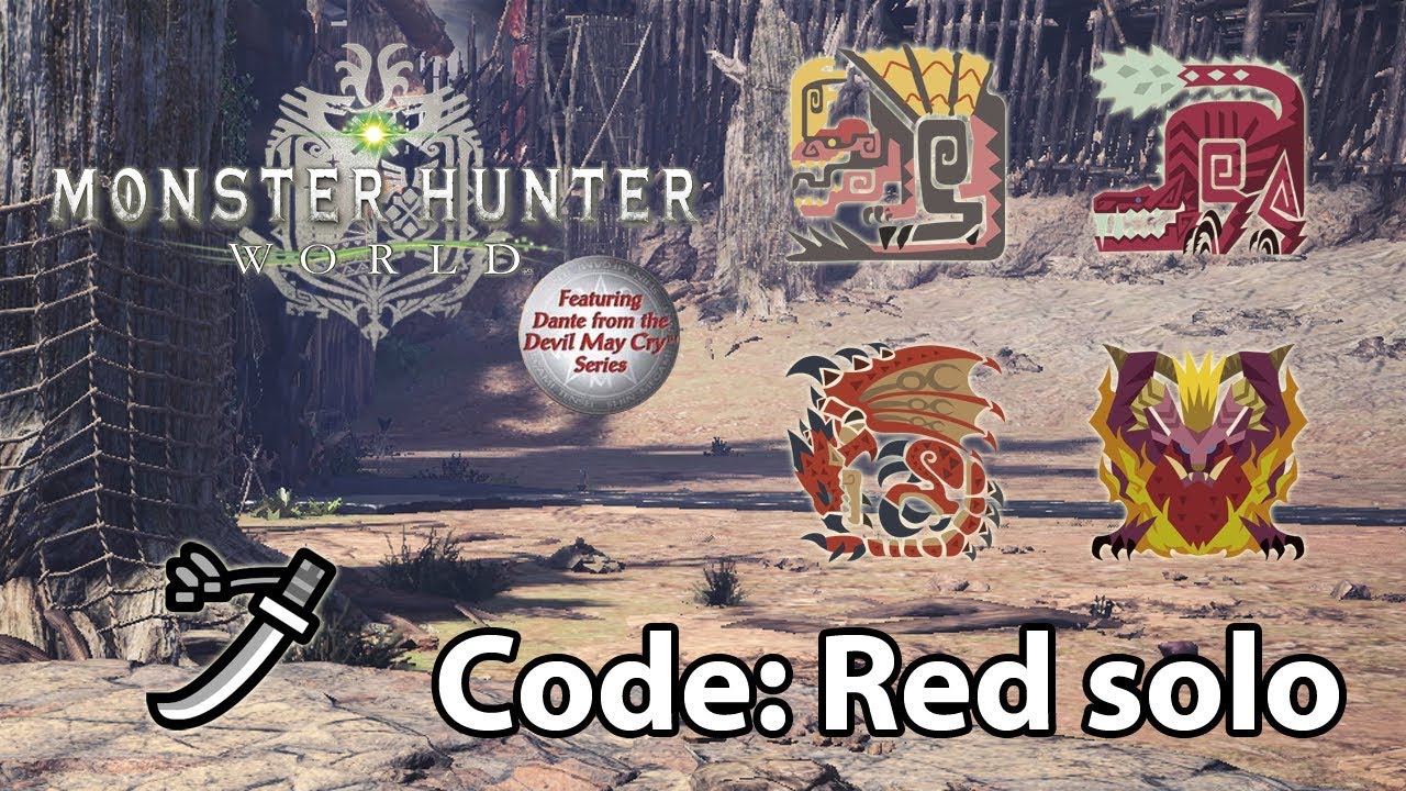 MHWorld | DMC Event | Code: Red solo (Long Sword) - 9'45
