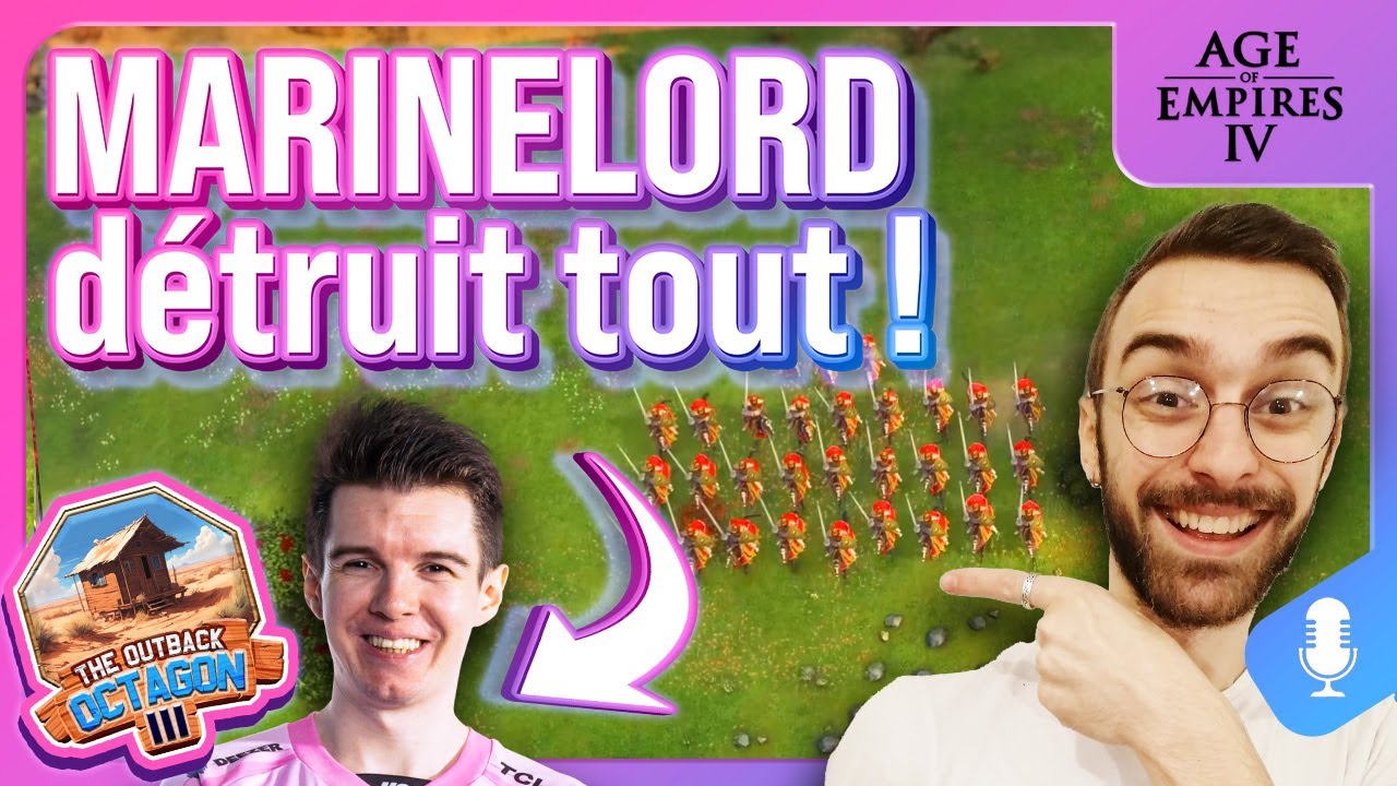 MarineLord continue son ascension dans le Outback Octagon 3 by @AussieDrongo ! FFA AOE 4