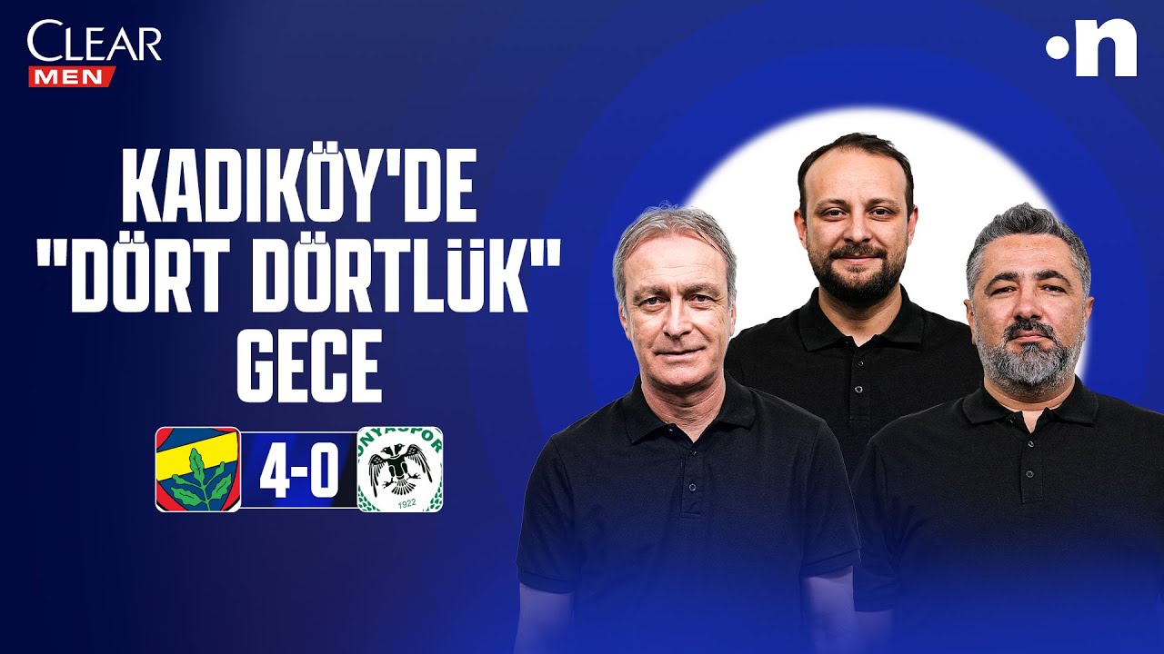 Fenerbah&ccedil;e-Konyaspor Ma&ccedil; Sonu | &Ouml;nder &Ouml;zen, Serdar Ali &Ccedil;elikler, Onur Tuğrul