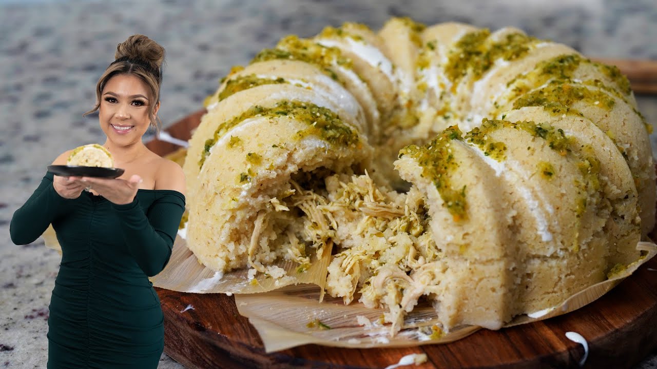 ЭКОНОМЬТЕ ВРЕМЯ с этим CHILE VERDE ROSCA DE TAMAL, я обещаю вам, что он всем понравится, Masa Sho...