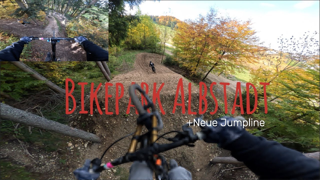 Bikepark Albstadt neue Jumpline Testfahrt + größter double in meinem Leben